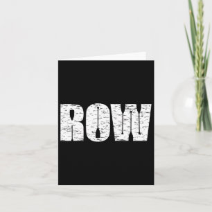 Cool Distressed Row Rowing Funny Rowers Gift For M Card