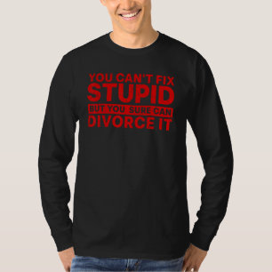 Cool Divorce For Men Women Newly Breakup Marriage T-Shirt