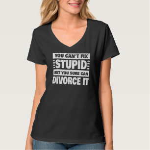 Cool Divorce For Men Women Newly Breakup Marriage  T-Shirt