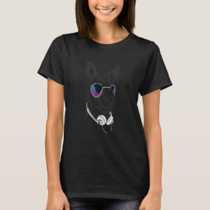 Cool DJ kangaroo with sunglasses and headphones 1 T-Shirt