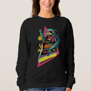 Cool DJ Music Animal Bear Sweatshirt