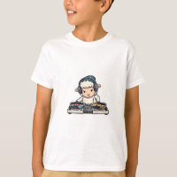 Cool DJ Sheep Hip Hop Beast Kids