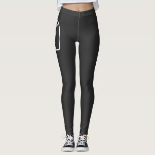 Cool DJ T Shirt Black Vinyl Record Album Spinning Leggings