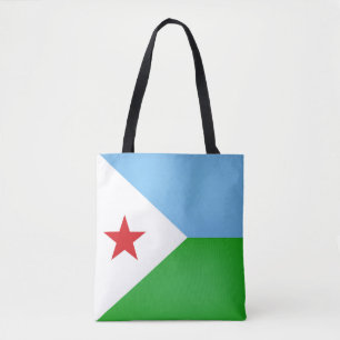 Cool Djibouti Flag Fashion Tote Bag