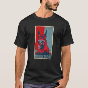 Cool Doberman Mom Vintage Dobie Mom T-Shirt
