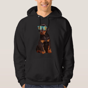 Cool Doberman Puppy Hoodie