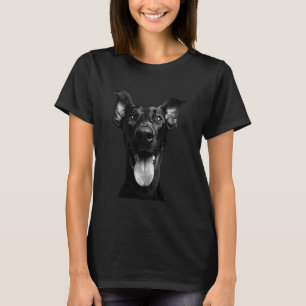 Cool Doberman Sticking Tongue Out Playful Defiance T-Shirt