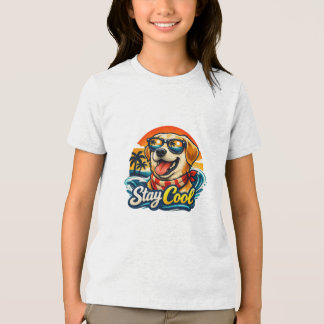 Cool Dog at Sunset Tri-Blend Shirt