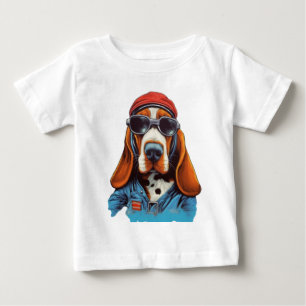  Cool dog  Baby T-Shirt