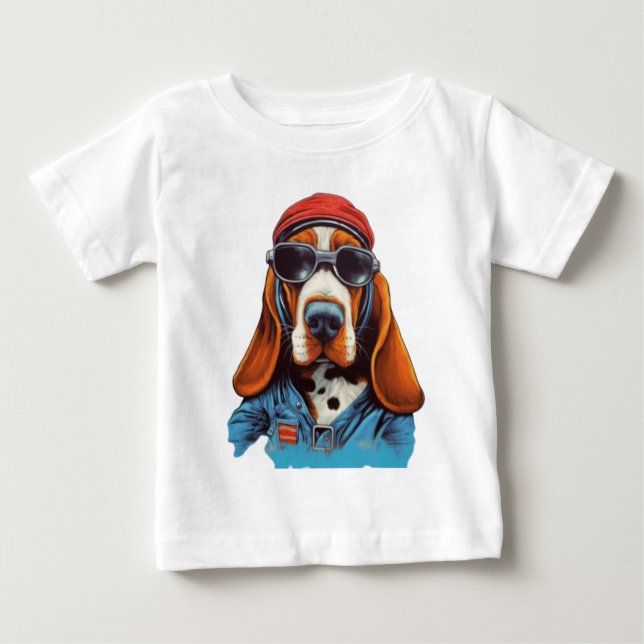  Cool dog  Baby T-Shirt (Front)
