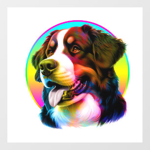 COOL DOG COLORFUL RAINBOW