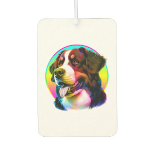 COOL DOG COLORFUL RAINBOW CAR AIR FRESHENER