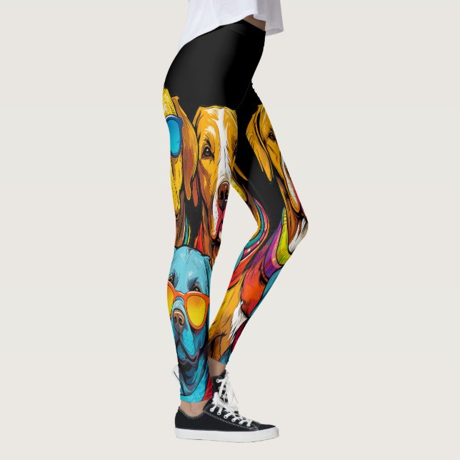 Cool Dog Leggings - Fun (Right)