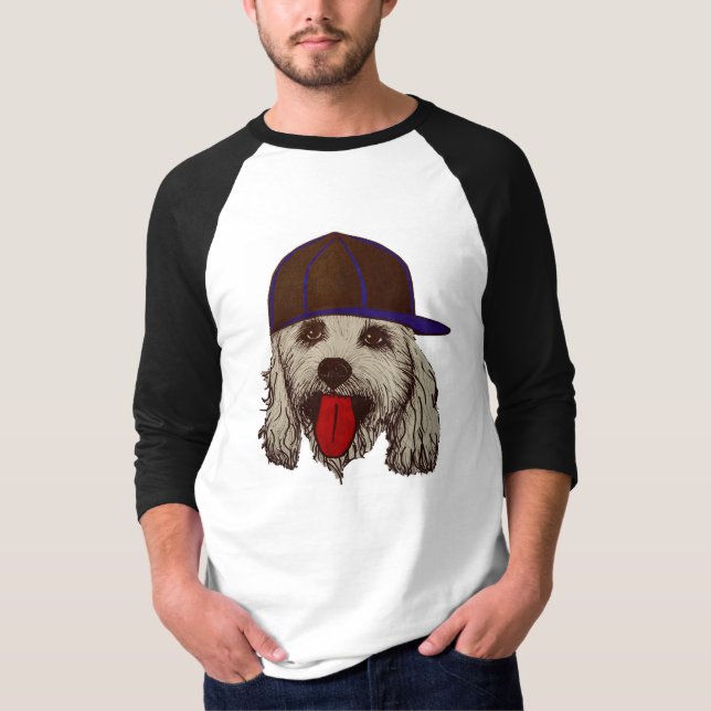 Cool Dog Raglan T-Shirt (Front)
