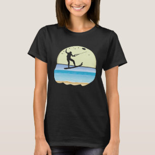 Cool Dog Wakeboarding Graphic For Wakeboard T-Shirt