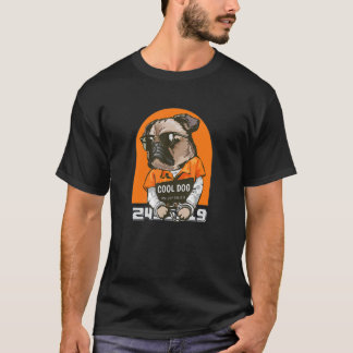 Cool Dog With Shades Retro Dog T-Shirt