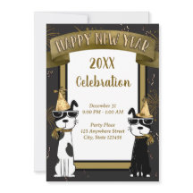 Cool Dogs Happy New Year