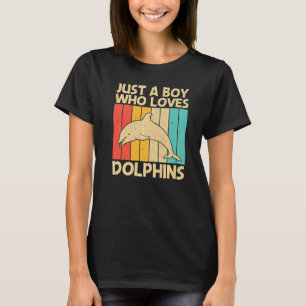 Cool Dolphin For Boys Kids Ocean Animal Dolphin T-Shirt