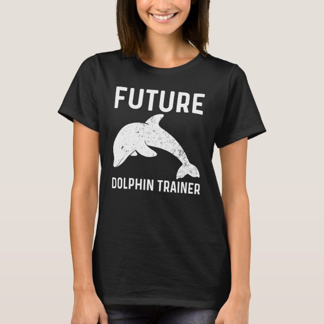 Cool Dolphin For Men Women Bottlenose Dolphin Anim T-Shirt (Front)