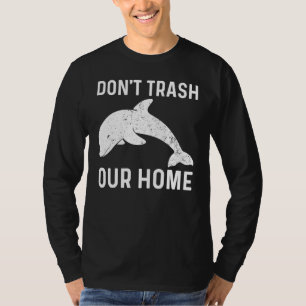 Cool Dolphin For Men Women Bottlenose Dolphin Anim T-Shirt