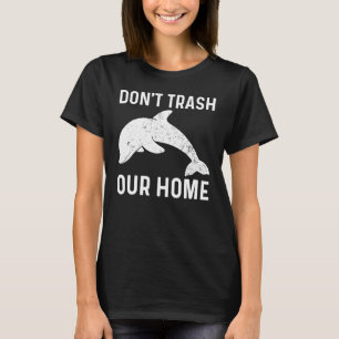 Cool Dolphin For Men Women Bottlenose Dolphin Anim T-Shirt