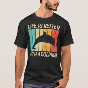Cool Dolphin For Men Women Dolphins Beluga Whale S T-Shirt