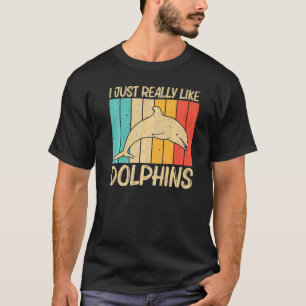 Cool Dolphin For Men Women Ocean Animal Dolphin    T-Shirt