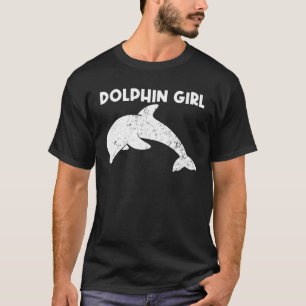 Cool Dolphin Gift For Girls Kids Bottlenose Dolphi T-Shirt