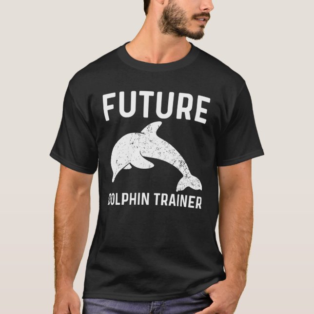 Cool Dolphin Gift For Men Women Bottlenose Dolphin T-Shirt (Front)