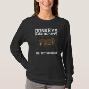 Cool Donkey For Men Women Mule Donkey  Safari Anim T-Shirt