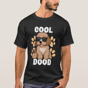 Cool Dood Labradoodle Sunglasses Paw Print for Doo T-Shirt