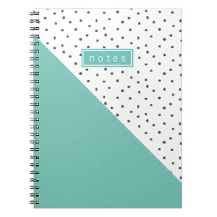 Cool Doodle Colour Block Retro 90's Pattern Notebook
