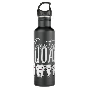 Cool Doodle Dental Squad Funny Dentist Gifts for M 710 Ml Water Bottle