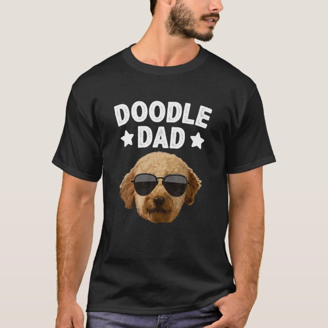 Cool Doodle For Men Dad Golden Doodle Labradoodle  T-Shirt (Front)