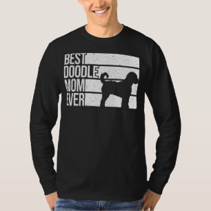 Cool Doodle Mum Art Women Girl Aussiedoodle Golden T-Shirt