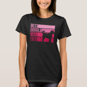 Cool Doodle Mum Art Women Girl Aussiedoodle Golden T-Shirt