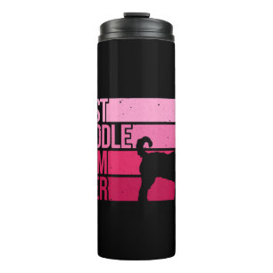 Cool Doodle Mum Art Women Girl Aussiedoodle Golden Thermal Tumbler