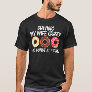Cool Doughnut Art For Men Dad Sugar Glazed Chocola T-Shirt