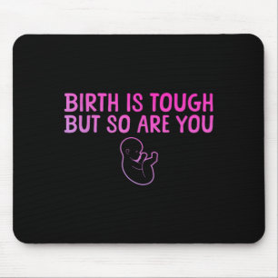 Cool Doula Art For Women Mother Midwife Birth Mouse Pad