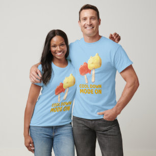 Cool Down Mode On: Iron T & Bunny Girl Popsicles T-Shirt