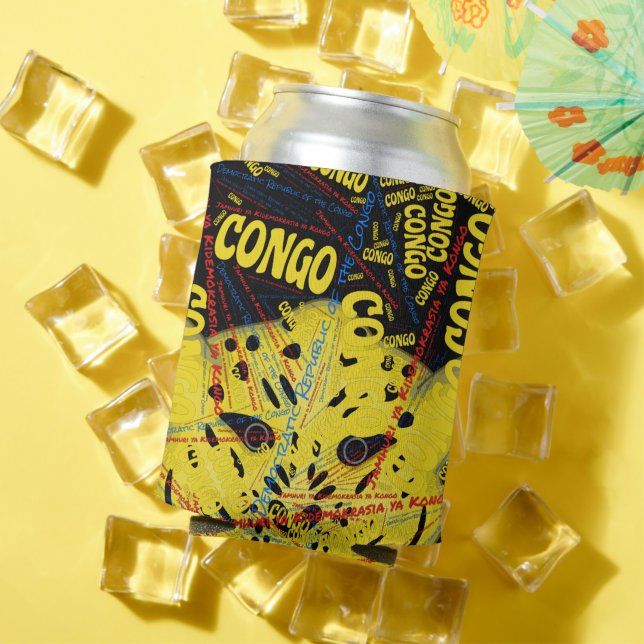 "Cool Down with Democratic Republic of the Congo!" Can Cooler (In Situ Summer)