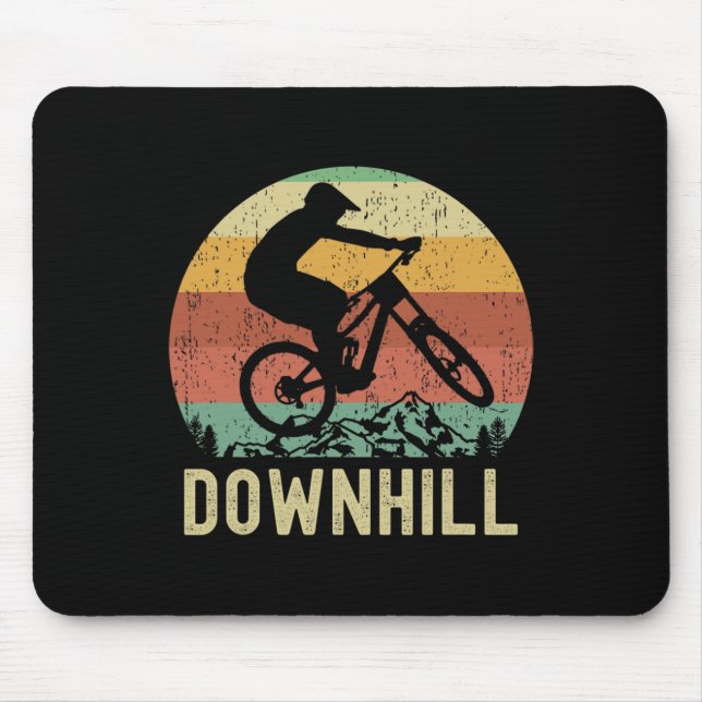 Cool Downhill Jersey, Mountain Biking, Cycling, Mo Mouse Pad (Front)
