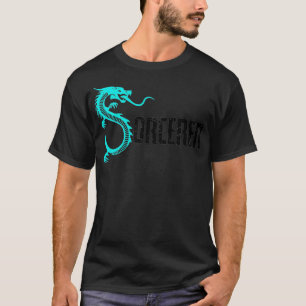 Cool Dragon Fire Fireball Sorcerer Sorcerer Player T-Shirt
