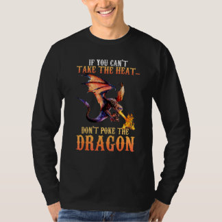 Cool Dragon Flame Spewing Flying Mythical Creature T-Shirt