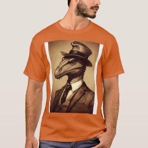 Cool Dragon in Suit and Hat T-Shirt