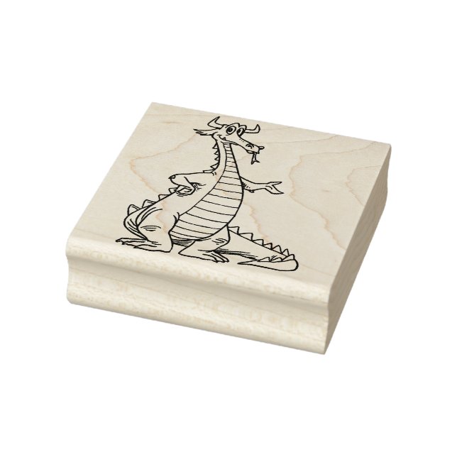 Cool Dragon Rubberstamp Rubber Stamp (Stamp)