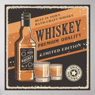 cool drinking mancave home bar business poster