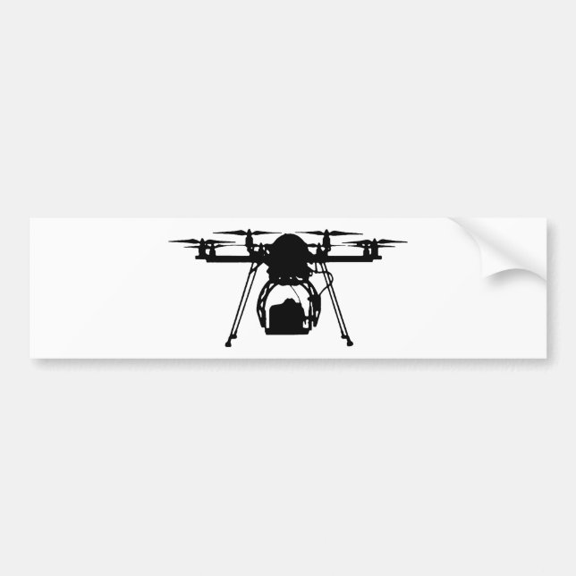 Cool Drone Bro Bumper Sticker (Front)