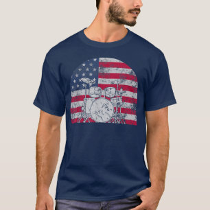 Cool Drumming Art For Men Women Kids Drummer Percu T-Shirt