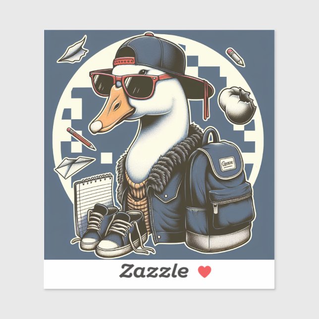 Cool Duck Back to School Small Size (Sheet)